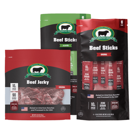 Monthly Special: Riverbend Ranch Beef Jerky and Riverbend Ranch Beef Sticks