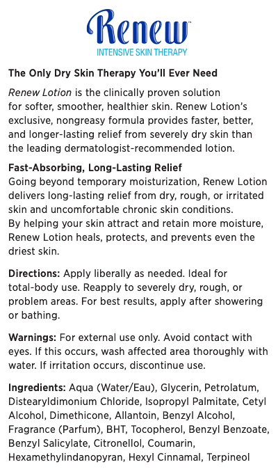 Renew® Intensive Skin Therapy: 8 oz tube