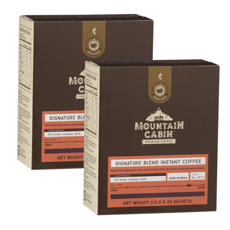 Mountain Cabin Signature Blend Instant Coffee Twin Pack