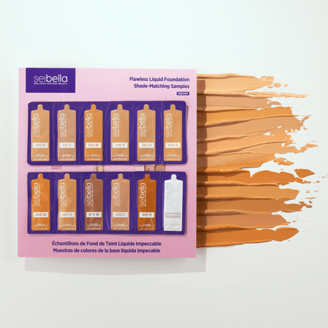 Sei Bella Flawless Liquid Foundation Shade-Matching Samples: Medium