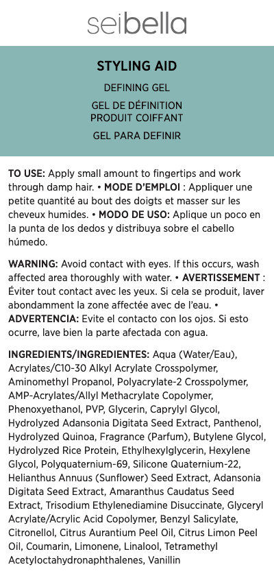 Sei Bella Defining Gel