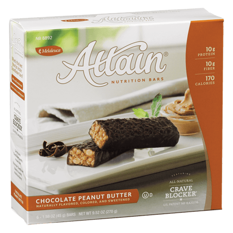 Attain® with CraveBlocker® Bars: Chocolate Peanut Butter