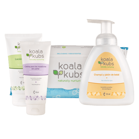 Cuatro productos para el cuidado del bebé Koala Kubs