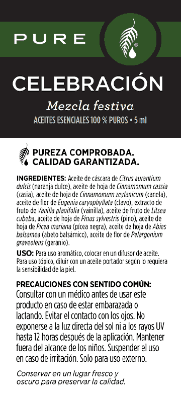 Mezcla festiva de aceites PURE: Celebración 