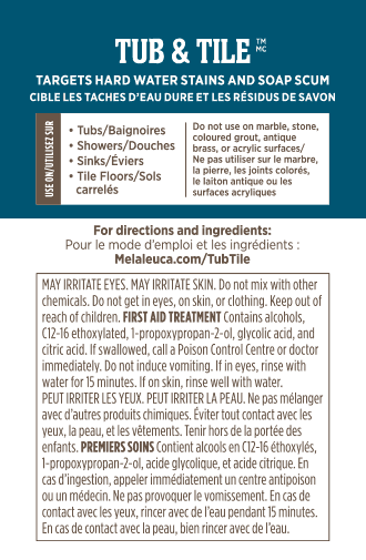 Tub & Tile™ 6x Bathroom Cleaner