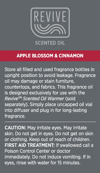 Revive Scented Oil: Apple Blossom & Cinnamon