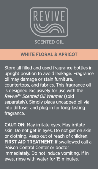 Revive Scented Oil: White Floral & Apricot