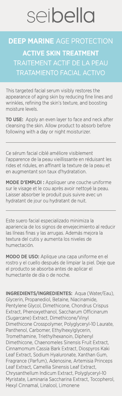 Sei Bella Deep Marine Active Skin Treatment