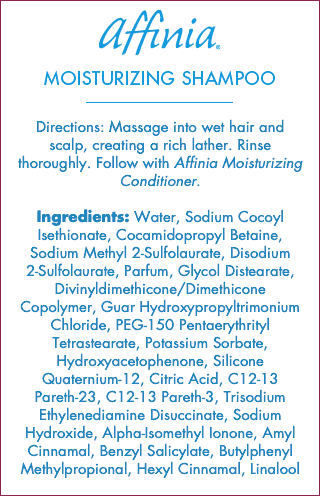 Affinia® Moisturizing Shampoo: Family Size (Pump not included)