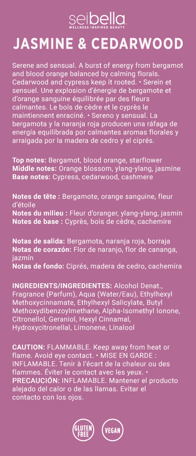 Sei Bella Jasmine & Cedarwood