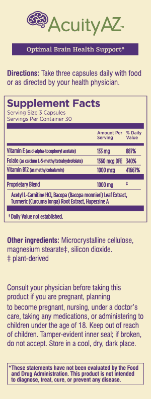 Acuity AZ™ Brain Health Support