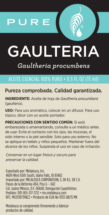 Aceite esencial de gaulteria PURE