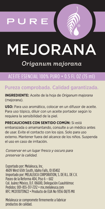 Aceite esencial de mejorana PURE