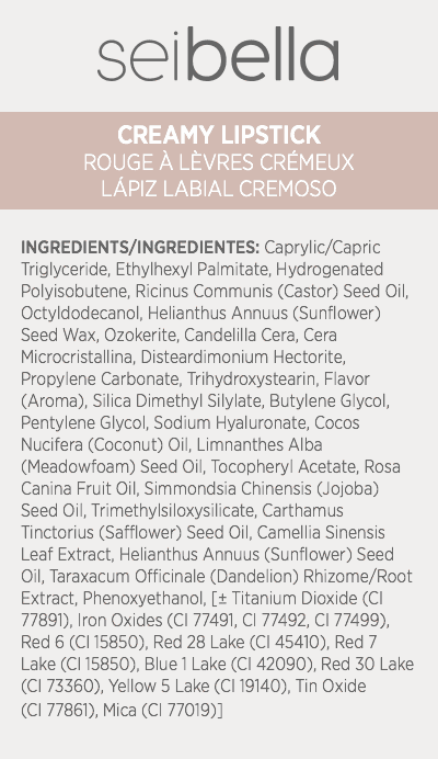 Lápiz labial cremoso Sei Bella®: Chatterbox