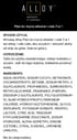 Alloy™ Zestaw produktów pielęgnacyjnych do ciała