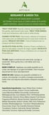 Affinia Bergamot & Green Tea Gentle Plant Based Body Cleanser