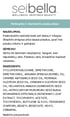 Sei Bella® maitinamasis ir stiprinamasis plaukų aliejus