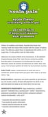 Koala Pals® Training Tooth Gel Fluoride-Free: Apple