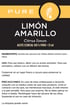 Aceite esencial de limón amarillo Pure