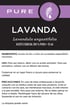 Aceite esencial de lavanda Pure