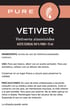 Aceite esencial de vetiver Pure