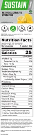 Sustain Active Hydration: Lemon Packets
