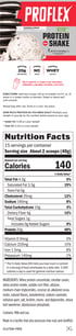 Proflex Protein Shake: Cookies & Cream