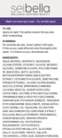 Sei Bella® Night Recovery Eye Cream