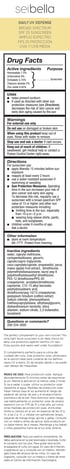 Sei Bella Daily UV Defense Broad-Spectrum SPF 25 Sunscreen