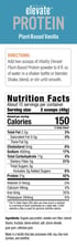 Vitality Elevate Plant Based Protein Shake: Vanilla