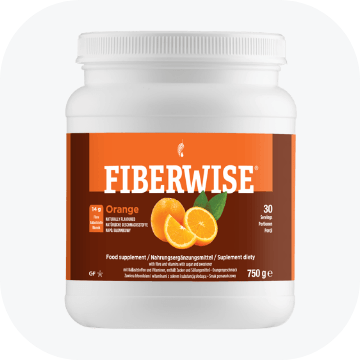 A canister of FiberWise.