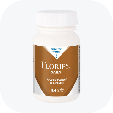 A bottle of Florify Daily.