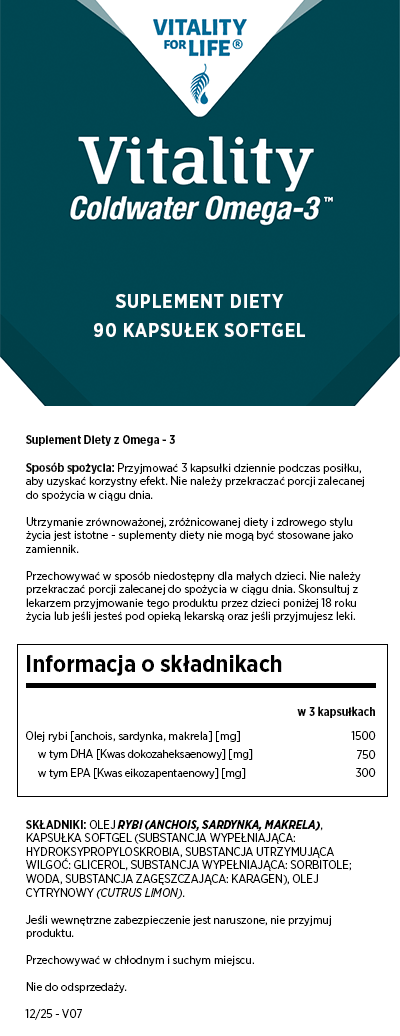 Vitality Coldwater Omega-3