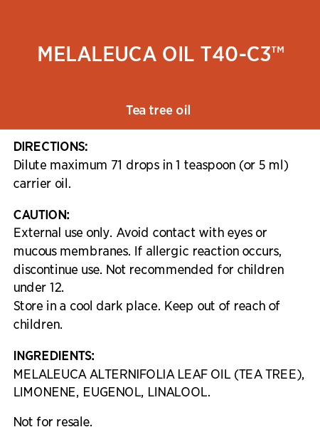 T40-C3 Melaleuca Oil