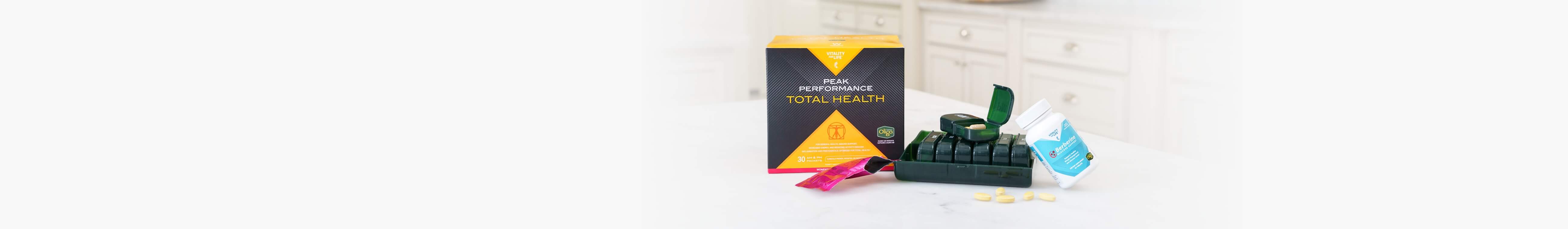 Supplement Organizer and Peak Performance Pack