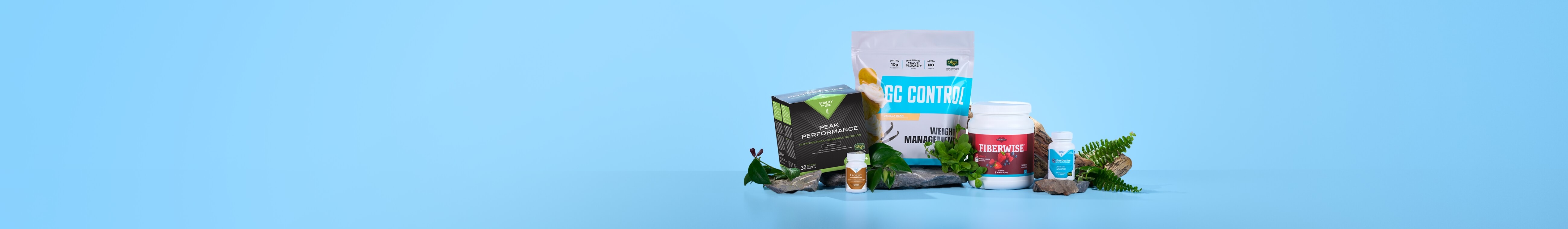 A selection of items from the Peak Performance Glucose Select Bundle.